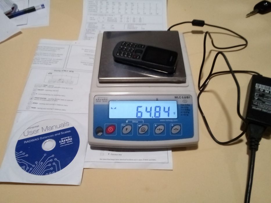 Balança digital de precisão WLC 0,6/ B1 Certificada.