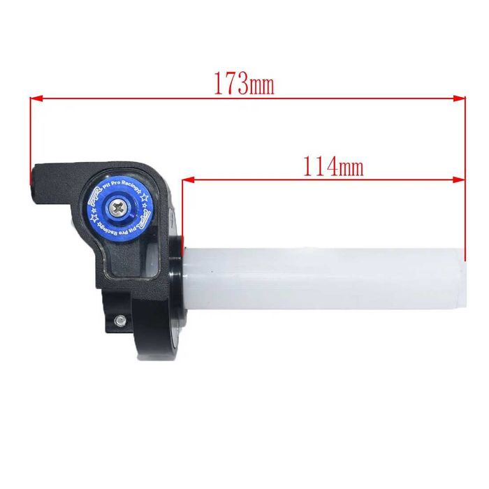 Punho Acelerador Rápido 22mm Alumínio - Moto/ATV/Pit Bike