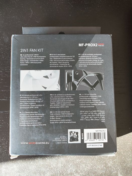 Mars Gaming Fan Pack 2 (Brand New in Original Box)64284526811393121