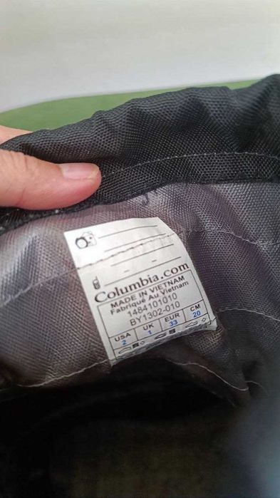 Дитячі зимові чобітки Columbia, 33р. (20см)