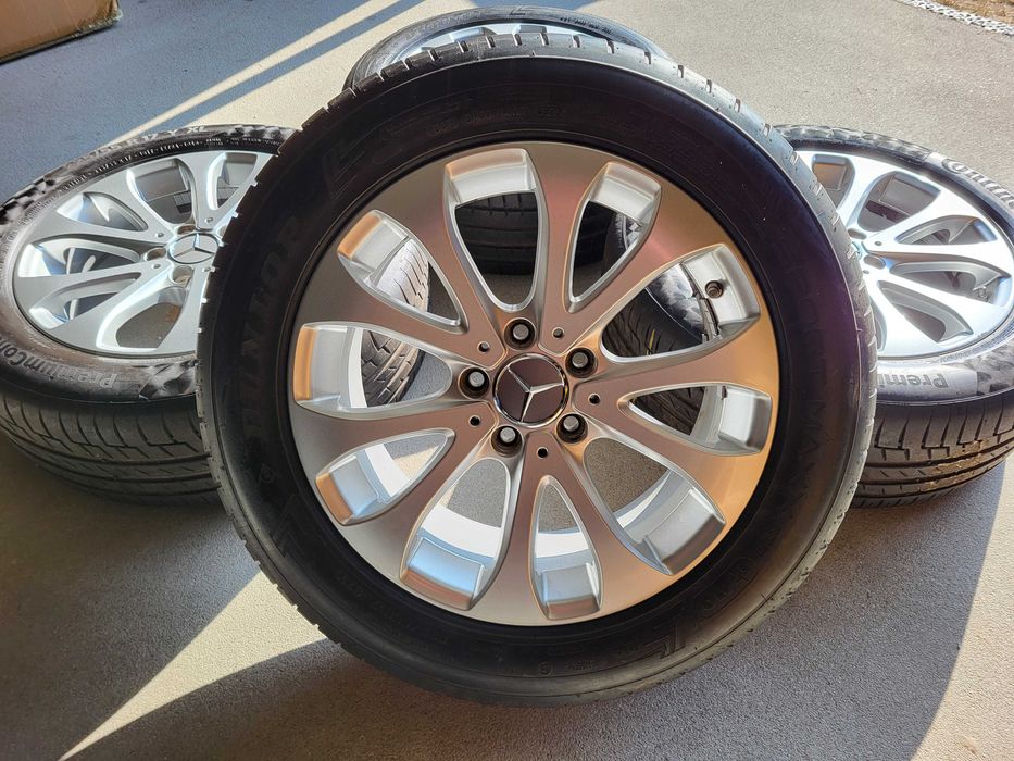[L15] Koła letnie 17 Cali 5x112 Mercedes Conti 225/55/17 Klasa E