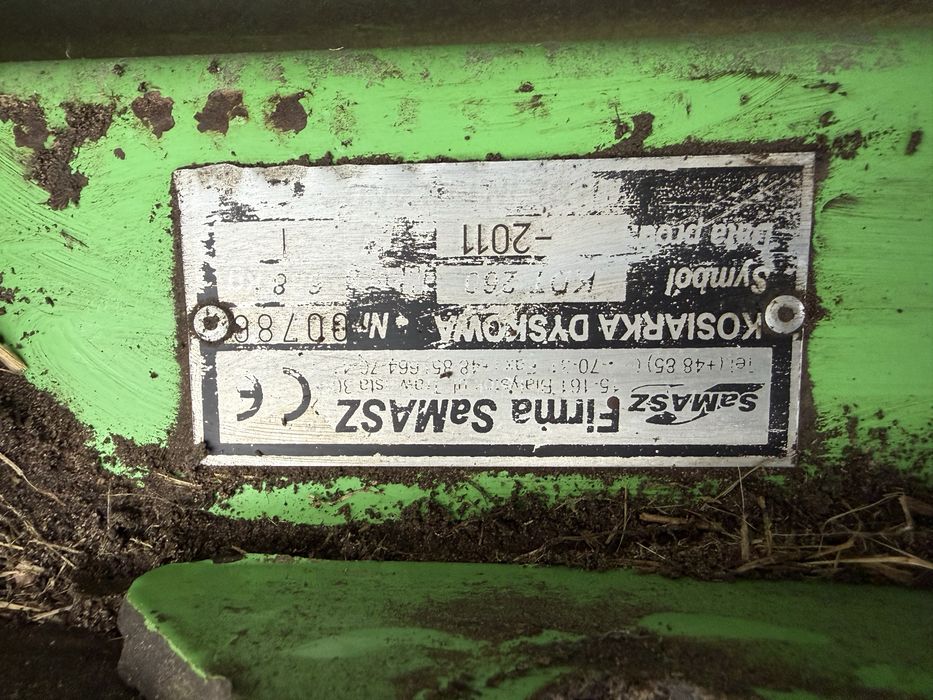 Kosiarka dyskowa samasz kdt 260