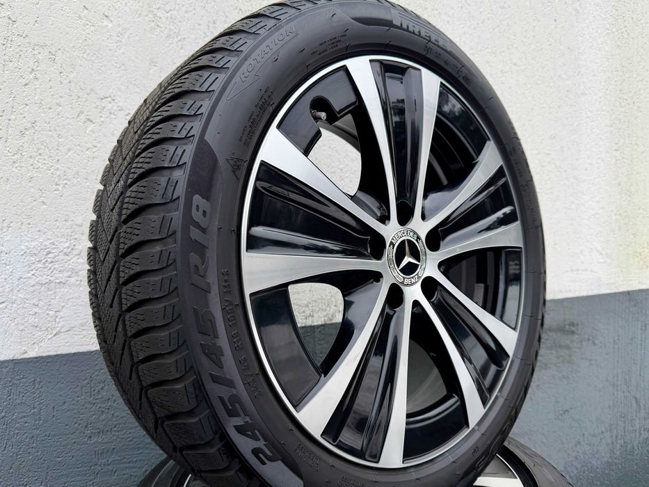 Alufelgi Mercedes E Klasa W213 Oryginalne Zimowe 18 BiColor Przód +TYŁ
