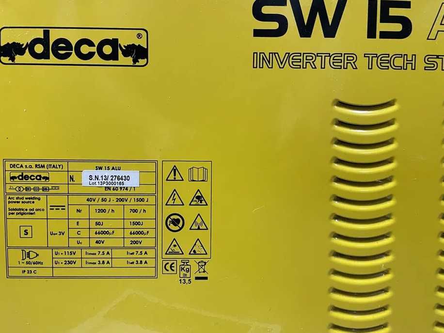 Zgrzewarka kondensatorowa DECA SW15 ALU (F.VAT23%)