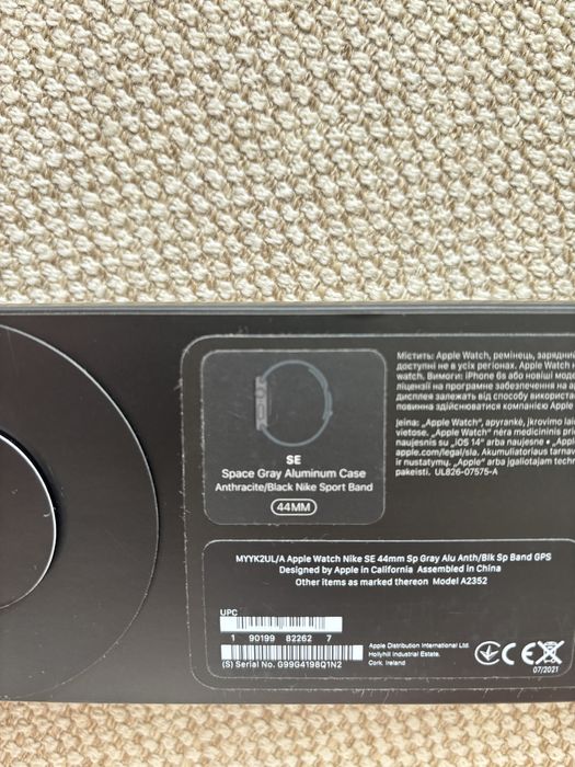 Apple watch Nike SE 44mm