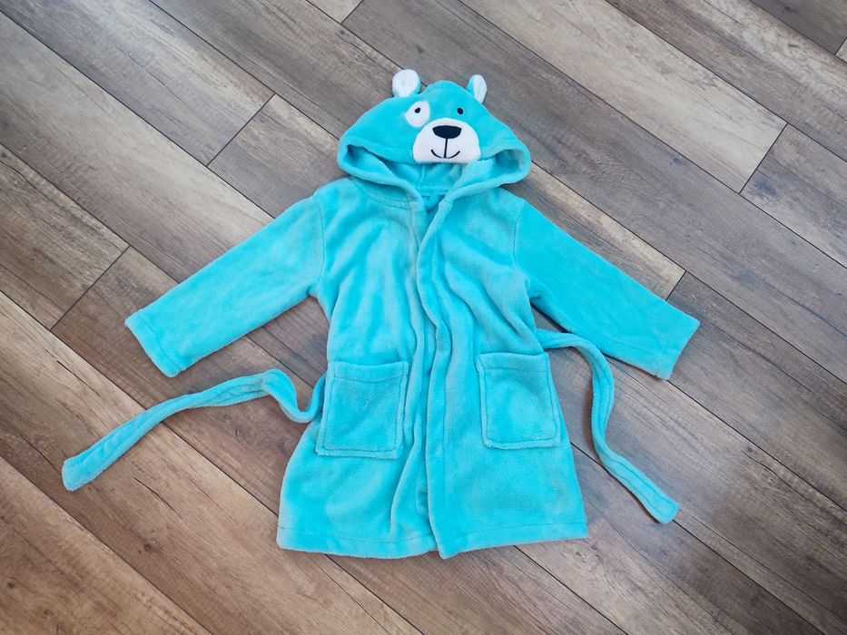 Szlafrok z kapturem 98/104