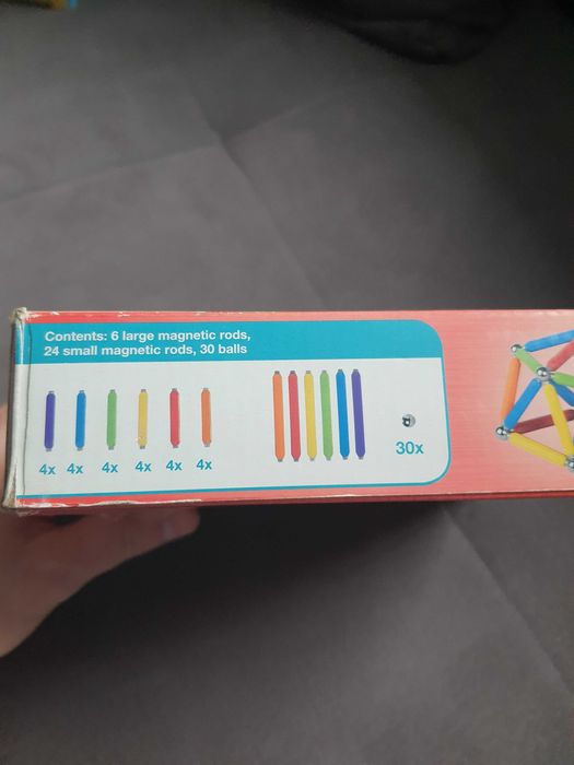 Klocki magnetyczne Play tive 60 sztuk. Lidl