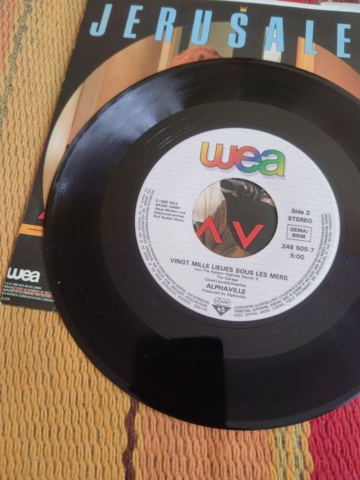 Alphaville-Jerusalem, 7"singiel winylowy
