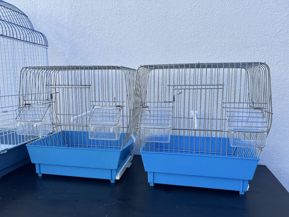 Gaiolas zincadas como novas