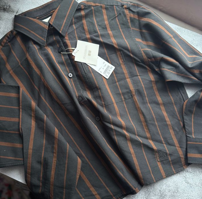 Uniqlo JW Anderson Оксфордська сорочка (у смужку) унісекс, розмір S,M