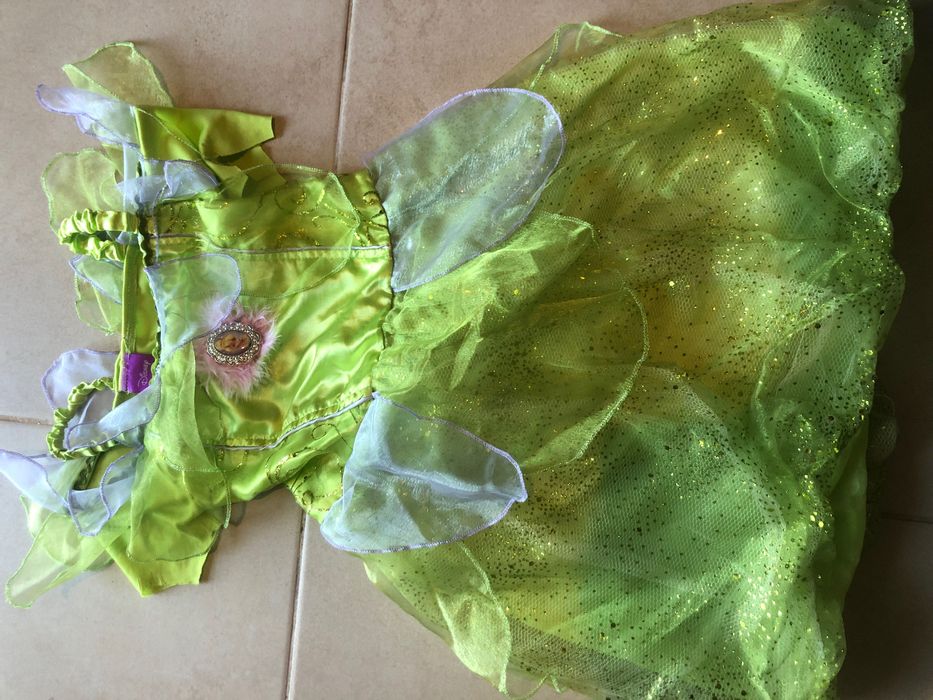 Disfarce vestido twinklebell Disney fada 3 anos