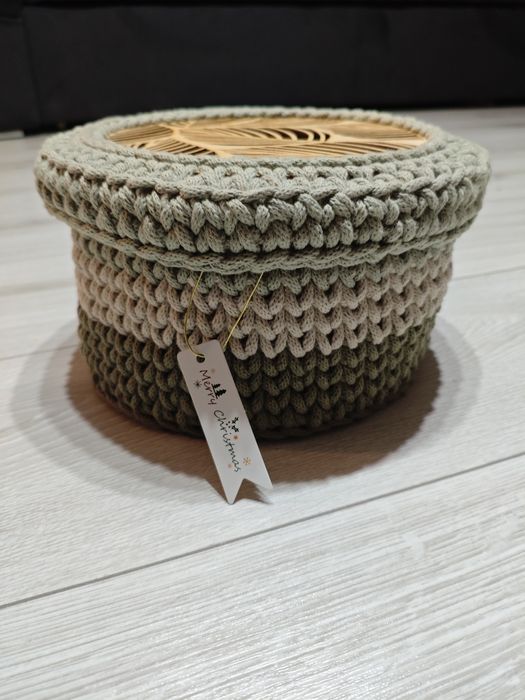 Koszyk z makramy