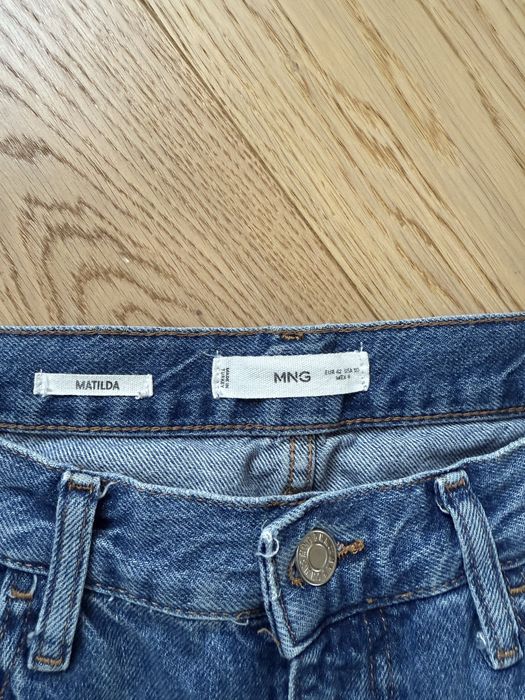 Стильні прямі джинси Mango 42 розмір