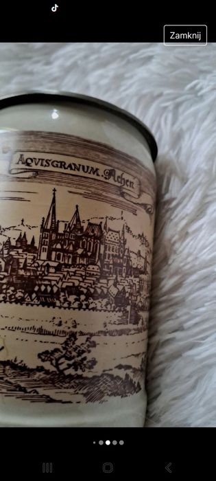 Kufel /pokal do piwa,vintage, Carolus Magnus,piękny