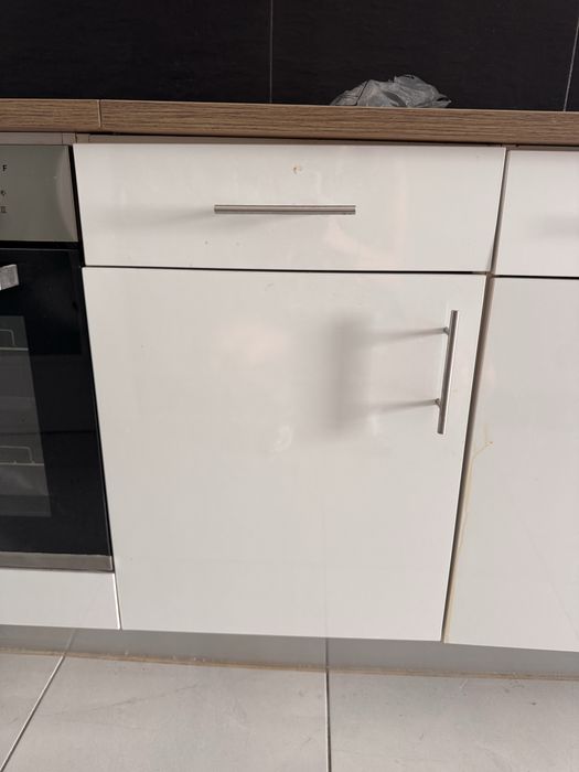 Portas/frentes de cozinha branco brilho - NOVAS - conjunto completo