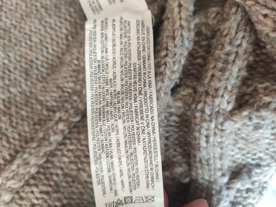 Свитер женский крупной вязки