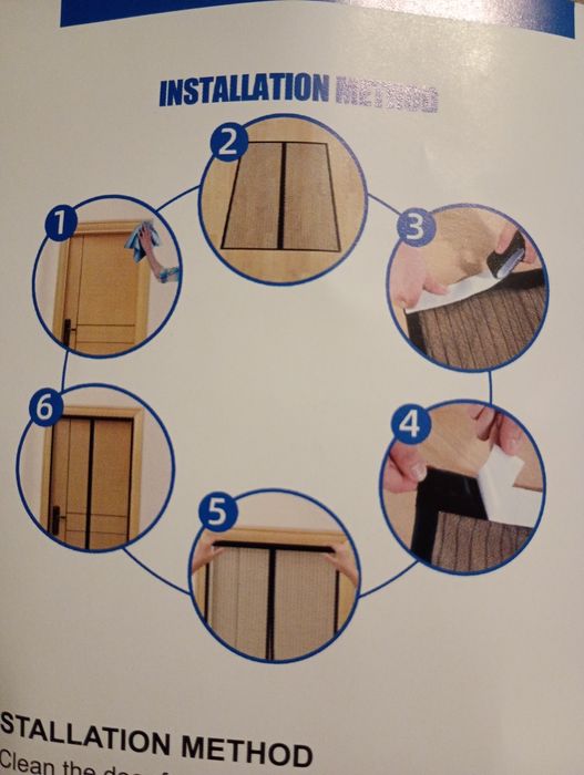 Moskitiera do drzwi balkonowych i wejściowych na magnesy