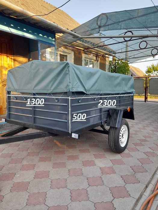 Прицеп Большой 2300на1300 лучший в своём классе  Тент в подарок