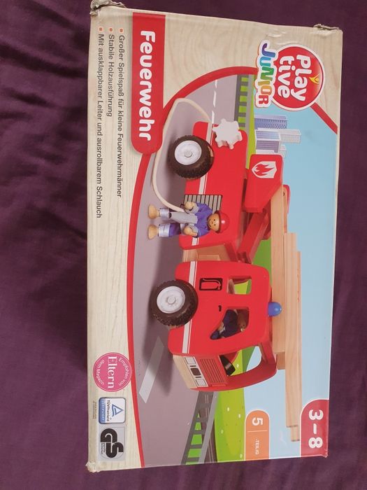 дерев'яна іграшка Playtive Junior Feuerwehr. 
Т