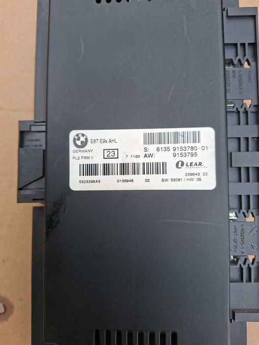 Moduł Sterownik Świateł Bi Xenon Bmw 3 e90 e91 e92 e87 (915/3780-01)