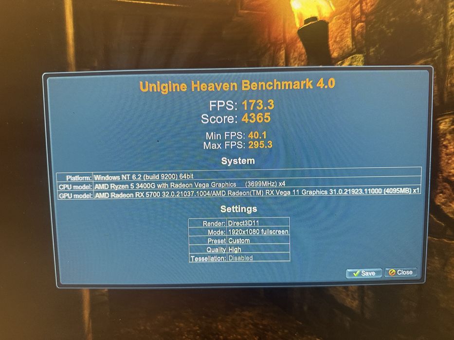 RX 5700 Asus Dual 8gb