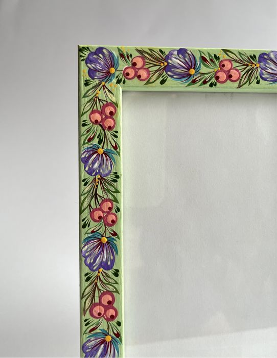 Рамка для фото з петриківським розписом