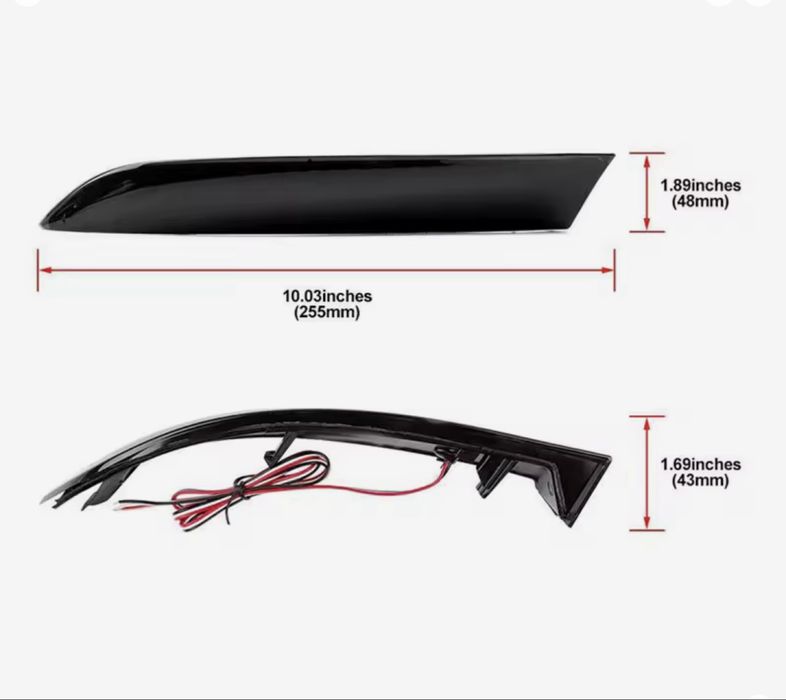 Мото габаритний ліхтар бампера катафот bmw x5 e70освітленя мото