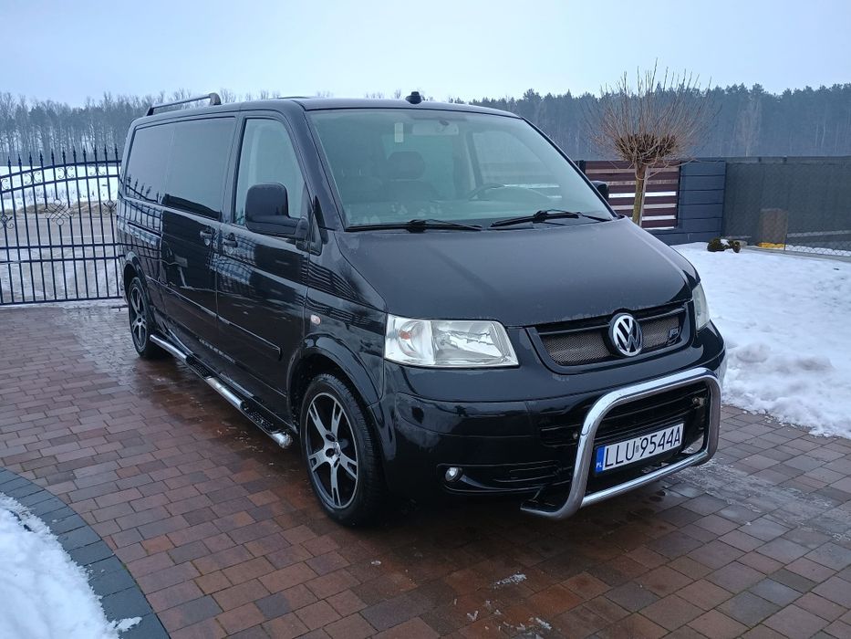 Volkswagen Transporter T5 2.5 TDI brygadówka! Skóra! Kamera cofania!