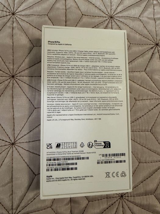 Iphone15pro 512GB Apple puste pudelko stan bardzo dobry