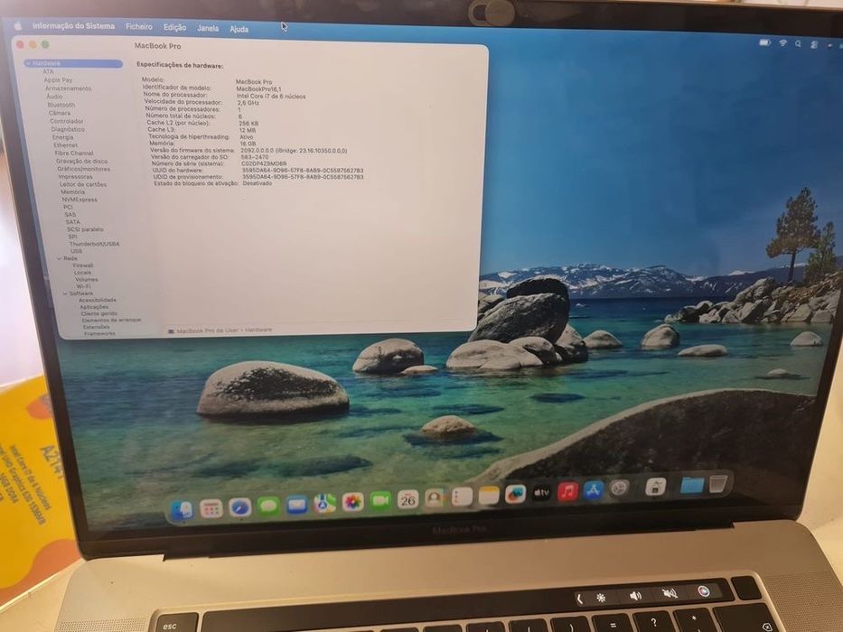 Macbook pro retina 16 2019