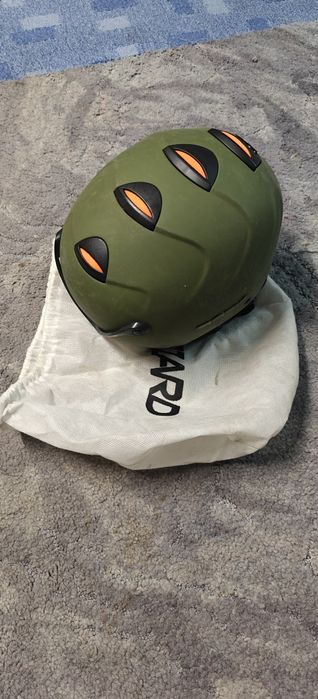 Kask narciarski Zielony