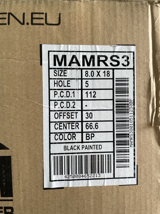 MAM RS3 nowe felgi 18 x 8j 5x112 ET30 Audi