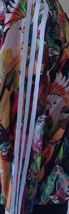 REZERWACJA Adidas PASSAREDO SWEAT bluza spodnie papugi tropikalne