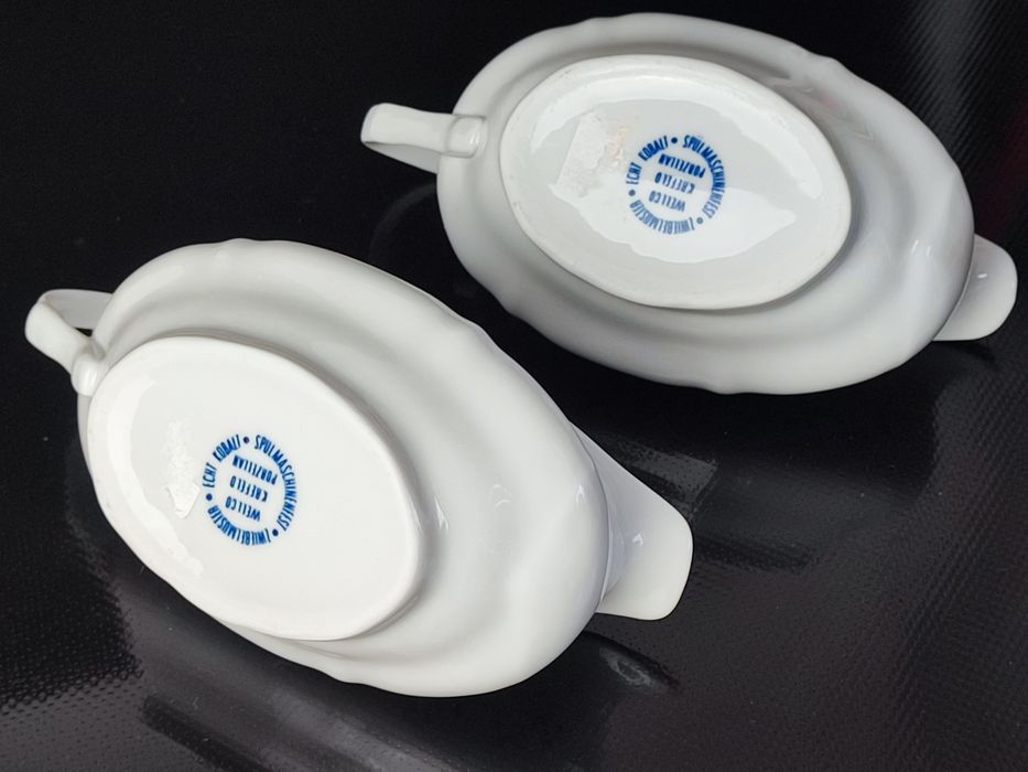 Piękna sosjerka porcelanowa wzór cebulowy