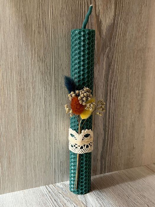 Свічка з натуральної вощини