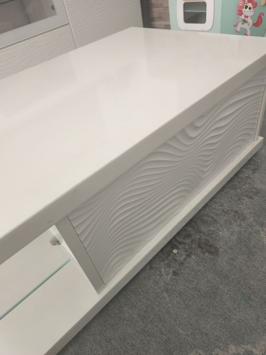 Mesa de centro da sala - branco - 120x60 altura 37cm