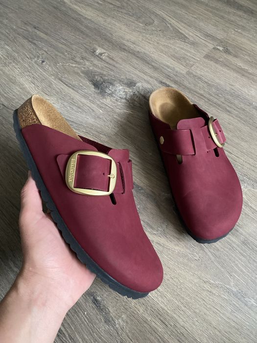 Шлепанцы сабо Birkenstock Boston Big Buckle Оригинал Размер 42