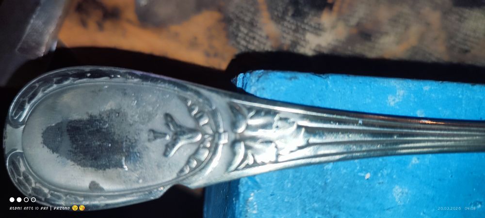 Srebrne sztućce zabytkowe