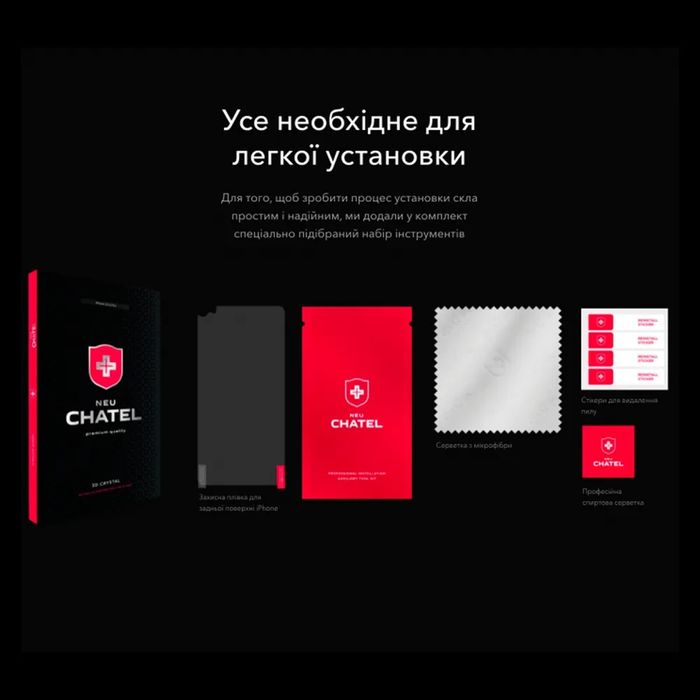 Защитное стекло +NEU Chatel 
