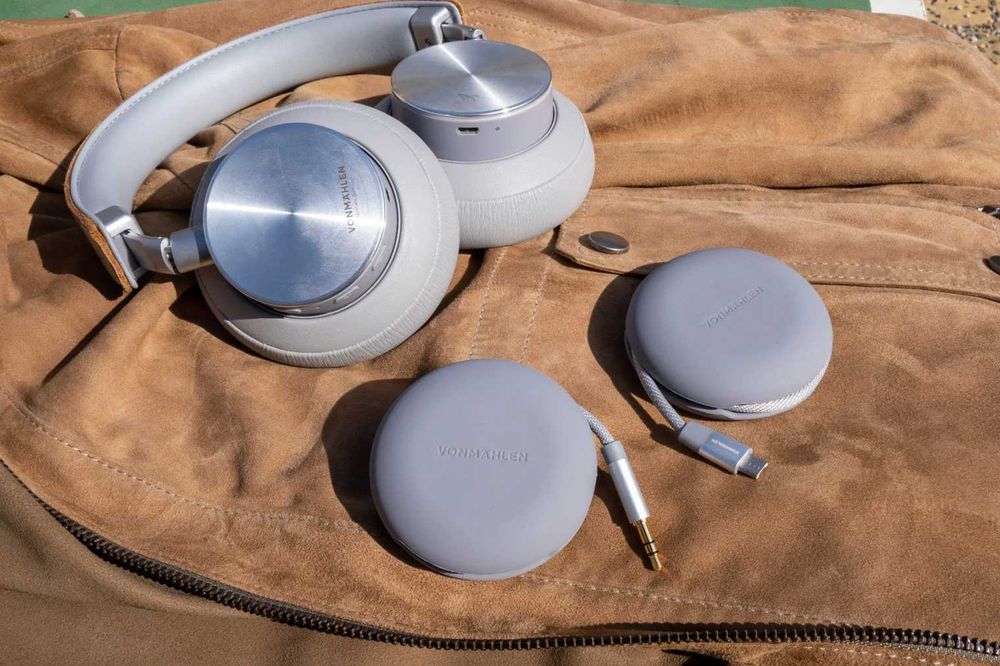 Auscultadores Bluetooth Vonmählen Concert One | Prateado com estojo