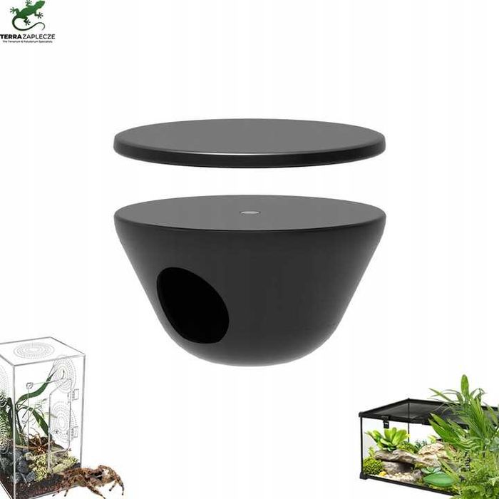 Magnetyczna kryjówka dla skakunów pająki modliszki półka TerraZaplecze