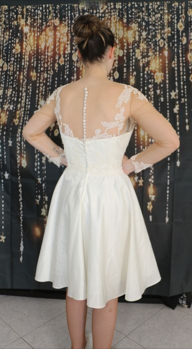Vestido de noiva dois em um