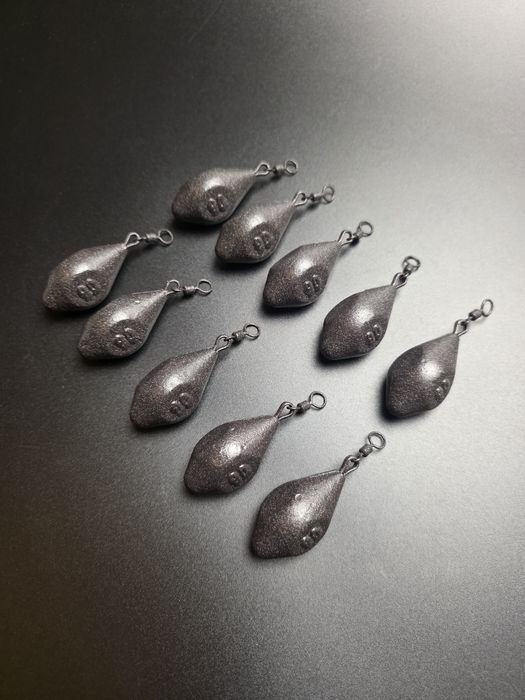 10 x Ciężarek karpiowy Tribomb 90g OKAZJA! Ołowiany