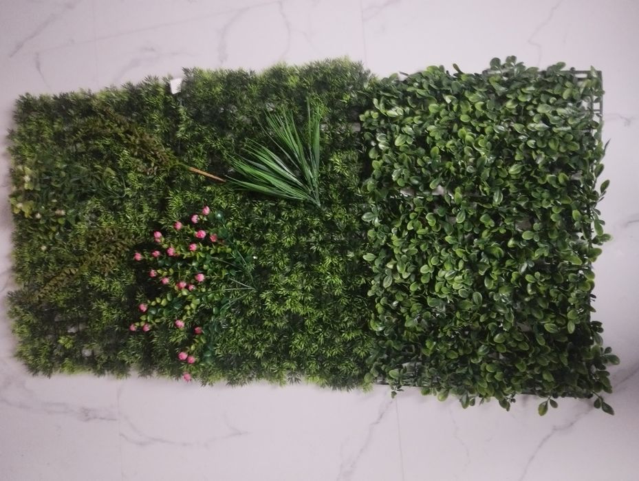 Sztuczny Żywopłot Zielona Ściana balkon