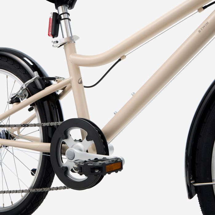 Bicicleta de Trekking de 20" 6-9 anos BTWIN 500 Bege