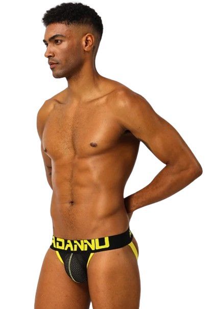 Jockstrap Siateczkowa Męska Bielizna dla Sportowców ADANNU - XL