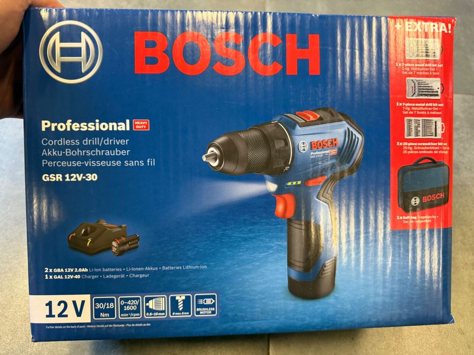 Шуруповерт Bosch GSR 12v-30 professional
