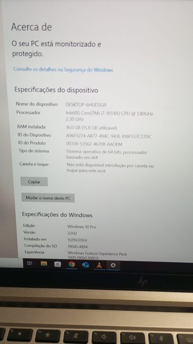 Hp EliteBook 840 G7(14''-i7-10510U-RAM:16GB-512GB SSD)