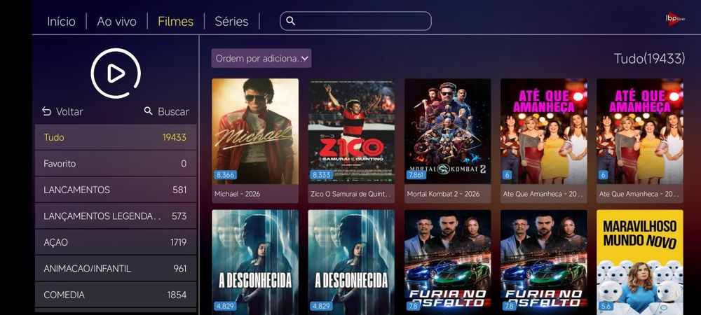 app de streaming