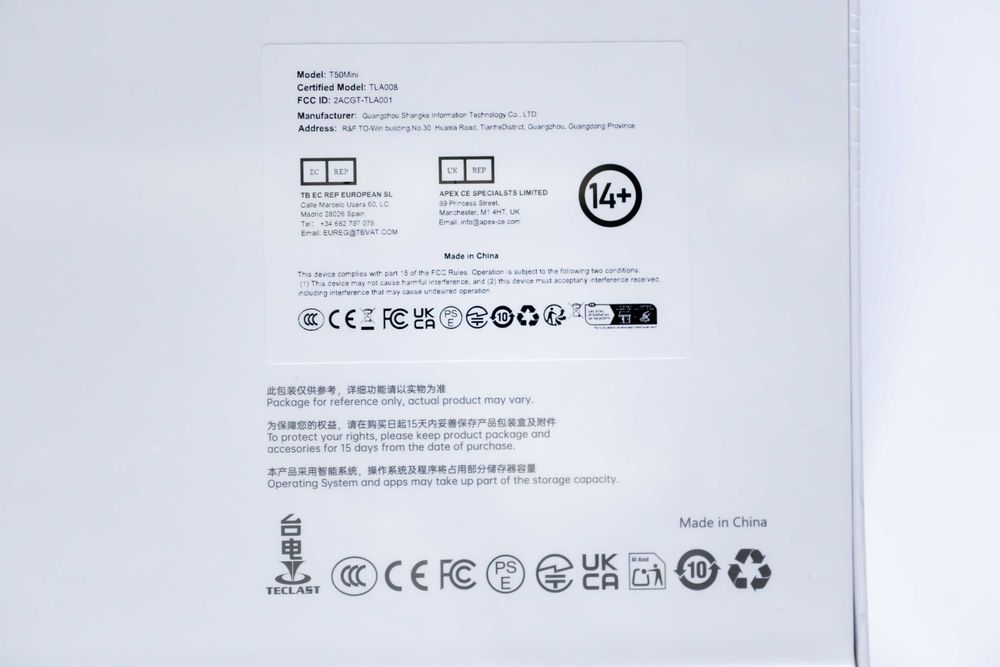 Планшет Teclast T50 Mini з укр. мовою + оригінальний чохол у комплекті